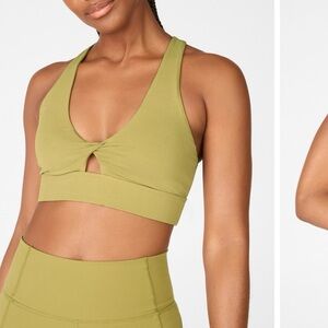 Fabletics Oasis Twist Medium Impact Sports Bra XXS